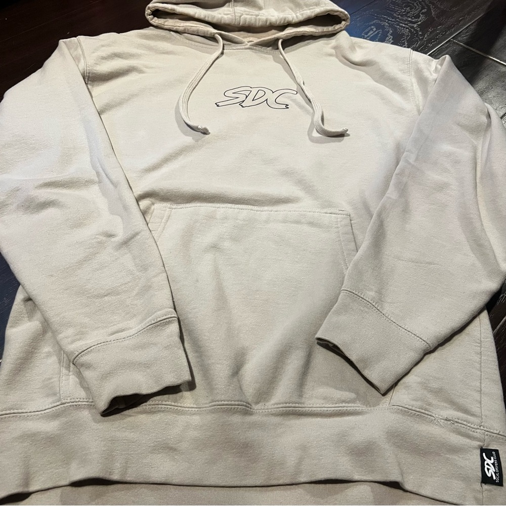 SDC So Cal Driver’s Club Tan Hoodie Men Large